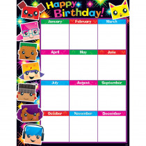 T-38371 - Birthday Blockstars Learning Chart in Classroom Theme
