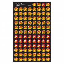 T-46067 - Supershapes Stickers Turkey Time in Holiday/seasonal