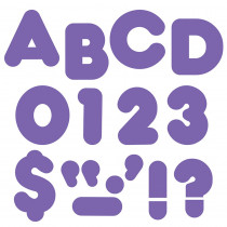 T-470 - Ready Letters 4 Inch Casual Purple in Letters