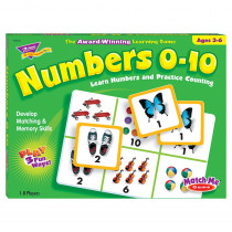 T-58102 - Match Me Game Numbers Ages 3 & Up 1-8 Players in Math