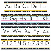 T-8771 - Alphabet Mini Bulletin Board St I Heart Metal in Language Arts