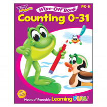 T-94215 - Counting 0-31 28Pg Wipe-Off Books in Language Arts
