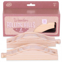 Rolling Hills Wooden Track, 2-pack