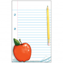 TCR1141 - Notepad W/ Apple 50Sht 5X8 in Note Pads