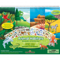 Animal Habitats Reusable Sticker Pad - TCR20113 | Teacher Created Resources | Deco: Stickers, Reusable Sticker Pads