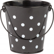 TCR20825 - Black Polka Dots Bucket in Sand & Water