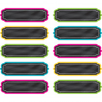TCR20871 - Chalkboard Brights Labels in Name Plates