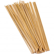 TCR20926 - Stem Basics 1/8 Wood Dowels 100 in Craft Sticks