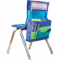 TCR20970 - Blue Teal & Lime Chair Pocket in Organizer Pockets