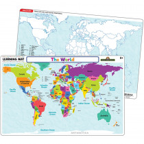 The World Map Learning Mat - TCR21020 | Teacher Created Resources | Maps & Map Skills