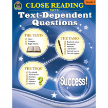TCR2692 - Gr 3 Close Reading W/Text Questions in Comprehension