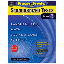 TCR2894 - Prepare & Practice For Standardized Tests Gr 4 in Cross-curriculum