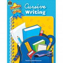 TCR3331 - Cursive Writing Practice Makes Perfect in Handwriting Skills