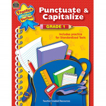 TCR3344 - Punctuate & Capitalize Gr 1 Practice Makes Perfect in Grammar Skills