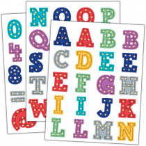 TCR3519 - Marquee Alphabet Stickers in Stickers