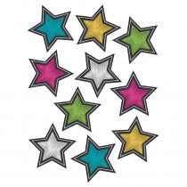 TCR3550 - Chalkboard Brights Stars Accents in Accents