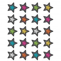 Chalkboard Brights Stars Stickers - TCR3555 | Teacher Created Resources | Stickers