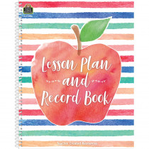 TCR3586 - Watercolor Lesson Plan Record Book in Plan & Record Books