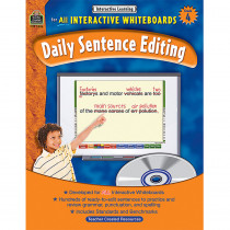 TCR3886 - Interactive Learning Gr 4 Daily Sentence Editing Bk W/Cd in Language Arts