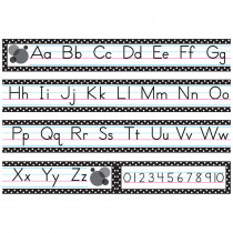 TCR5788 - Black Polka Dots Traditional Printing Mini Bulletin Board Set in Language Arts