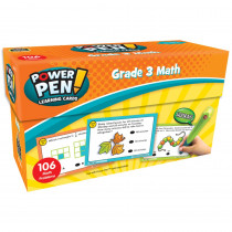 Power Pen Learning Cards: Math Grade 3 - TCR6013 | Teacher Created Resources | Flash Cards