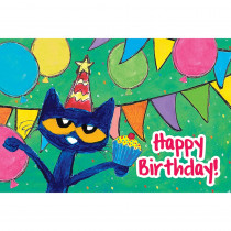 Pete The Cat Happy Birthday Postcards, Pack of 30 - TCR62010 | Teacher Created Resources | Postcards & Pads