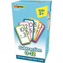 Subtraction Flash Cards - All Facts 0-12 - TCR62028 | Teacher Created Resources | Flash Cards