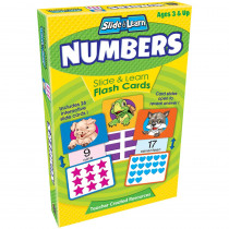 TCR6554 - Numbers Slide & Learn Flash Cards in Flash Cards
