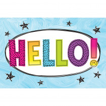 Brights 4Ever Hello Postcards, Pack of 30 - TCR6931 | Teacher Created Resources | Postcards & Pads