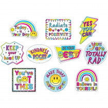 Brights 4Ever Positive Saying Accents, Pack of 30 - TCR6933 | Teacher Created Resources | Accents