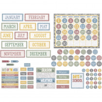 Classroom Cottage Calendar Bulletin Board Set, 109 Pieces - TCR7173 | Teacher Created Resources | Calendars