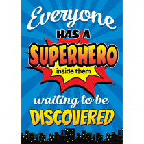 TCR7418 - Superhero Inside Poster in Inspirational