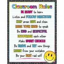 Brights 4Ever Classroom Rules Chart - TCR7464 | Teacher Created Resources | Classroom Theme