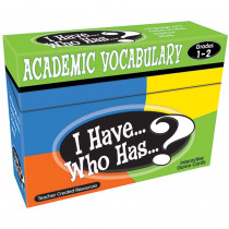 TCR7840 - I Have Who Has Gr 1-2 Academic Vocabulary Games in Language Arts