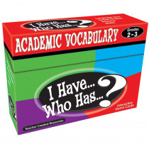 TCR7841 - I Have Who Has Gr 2-3 Academic Vocabulary Games in Language Arts