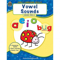 TCR8066 - Early Language Skills Vowel Sounds Gr Pk-K in Vocabulary Skills