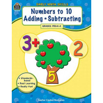 TCR8105 - Early Math Skills Numbers To 10 Adding Subtracting Gr Pk-K in Math