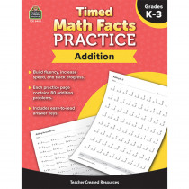 Timed Math Facts Practice: Addition - TCR8400 | Teacher Created Resources | Addition & Subtraction