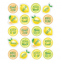 Lemon Zest Stickers, Pack of 120 - TCR8484 | Teacher Created Resources | Stickers