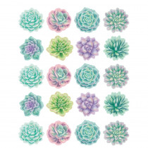 Rustic Bloom Succulents Stickers, Pack of 120 - TCR8554 | Teacher Created Resources | Stickers