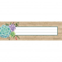 Rustic Bloom Name Plates, pack of 36 - TCR8555 | Teacher Created Resources | Name Plates
