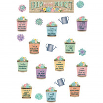Rustic Bloom Grow Your Mindset Mini Bulletin Board - TCR8592 | Teacher Created Resources | Classroom Theme