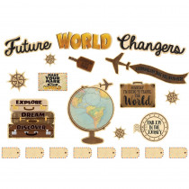 Travel the Map Future World Changers Bulletin Board - TCR8623 | Teacher Created Resources | Classroom Theme