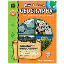 TCR9275 - Down To Earth Geography Gr 5 Book W/Cd in Social Studies