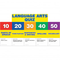 TF-5413 - Language Arts Class Quiz Gr 2-4 Pocket Chart Add Ons in Pocket Charts