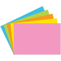 TOP361 - Index Cards 4X6 Blank 100 Ct Brite Assorted in Index Cards