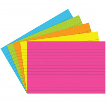 TOP363 - Index Cards 4X6 Lined 75 Ct Brite Assorted in Index Cards