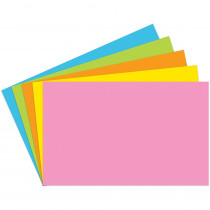 TOP364 - Index Cards 5X8 Blank 100 Ct Brite Assorted in Index Cards