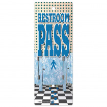 TOP5358 - Boy Restroom Pass in Hall Passes