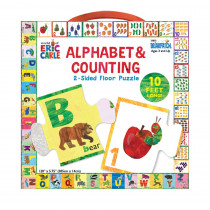 The World of Eric Carle Alphabet & Counting 2-Sided Floor Puzzle - UG-33835 | University Games | Floor Puzzles